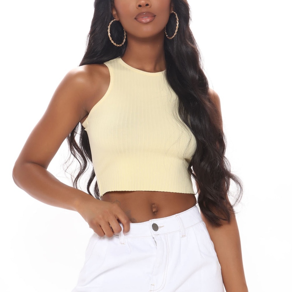 Fashion Nova Message Read Top in Yellow